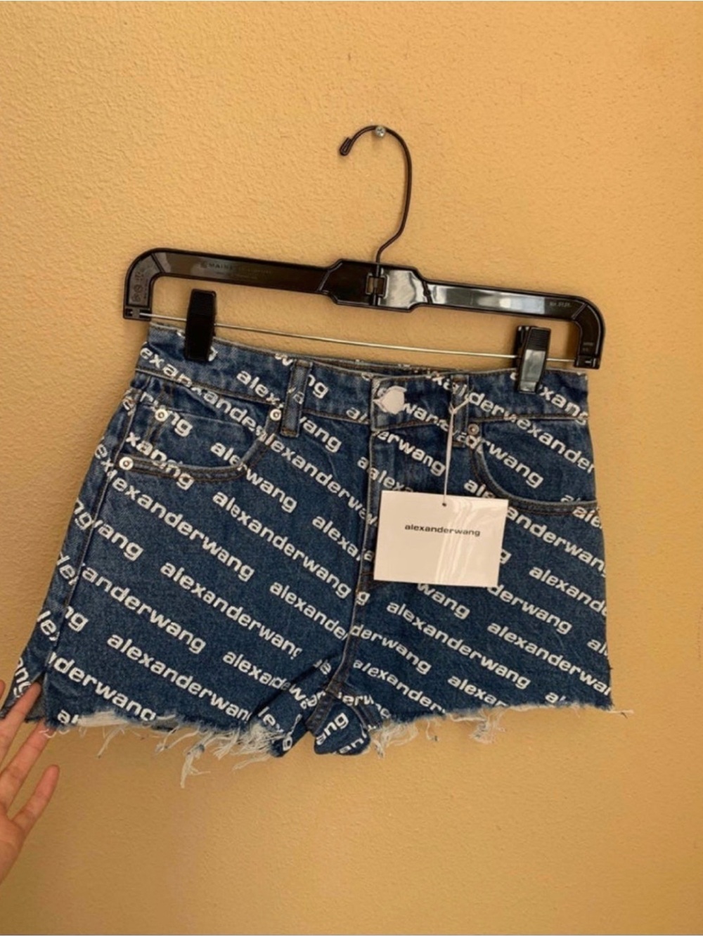 Alexander wang logo shorts Size 24 New MRSP $245